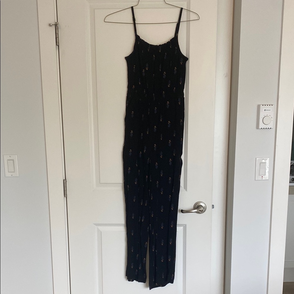 Elegant Black Spaghetti Strap Romper
